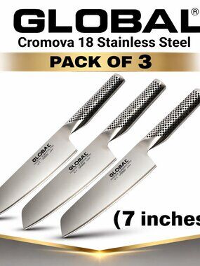 Global G5 7" Vegetable Knife Cromova 18 Stainless Steel | New